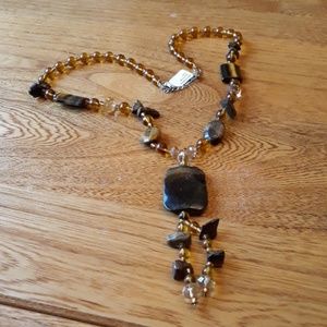 Tiger Eye Stone Necklace